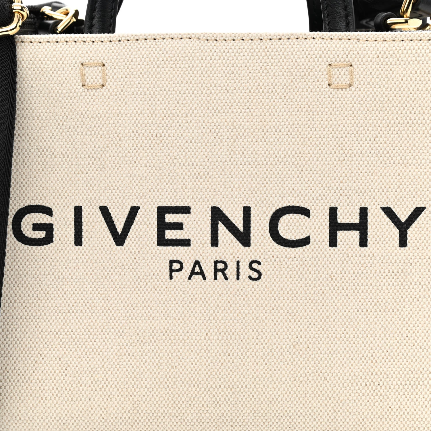 Givenchy Canvas Mini G-Tote Beige Black 7 of 9