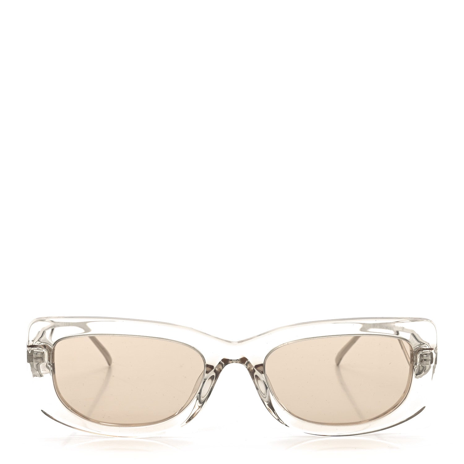 Prada Acetate Sunglasses SPR 14YS Crystal Beige 2 of 7