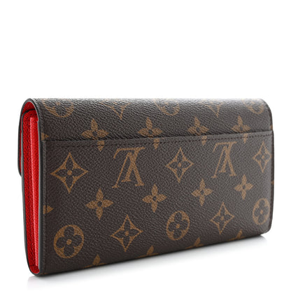 Louis Vuitton Monogram Sarah Wallet NM Coquelicot 3 of 9
