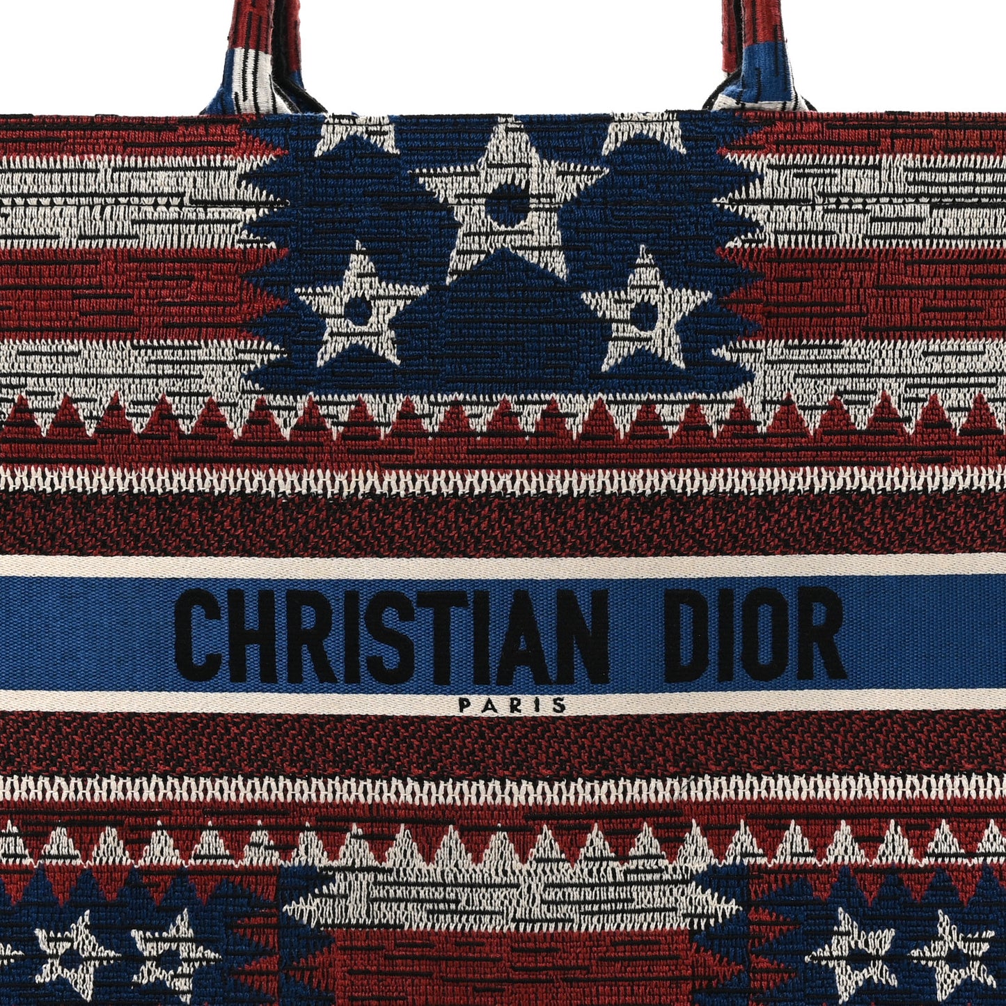 Canvas Embroidered Exclusive US Book Tote Multicolor