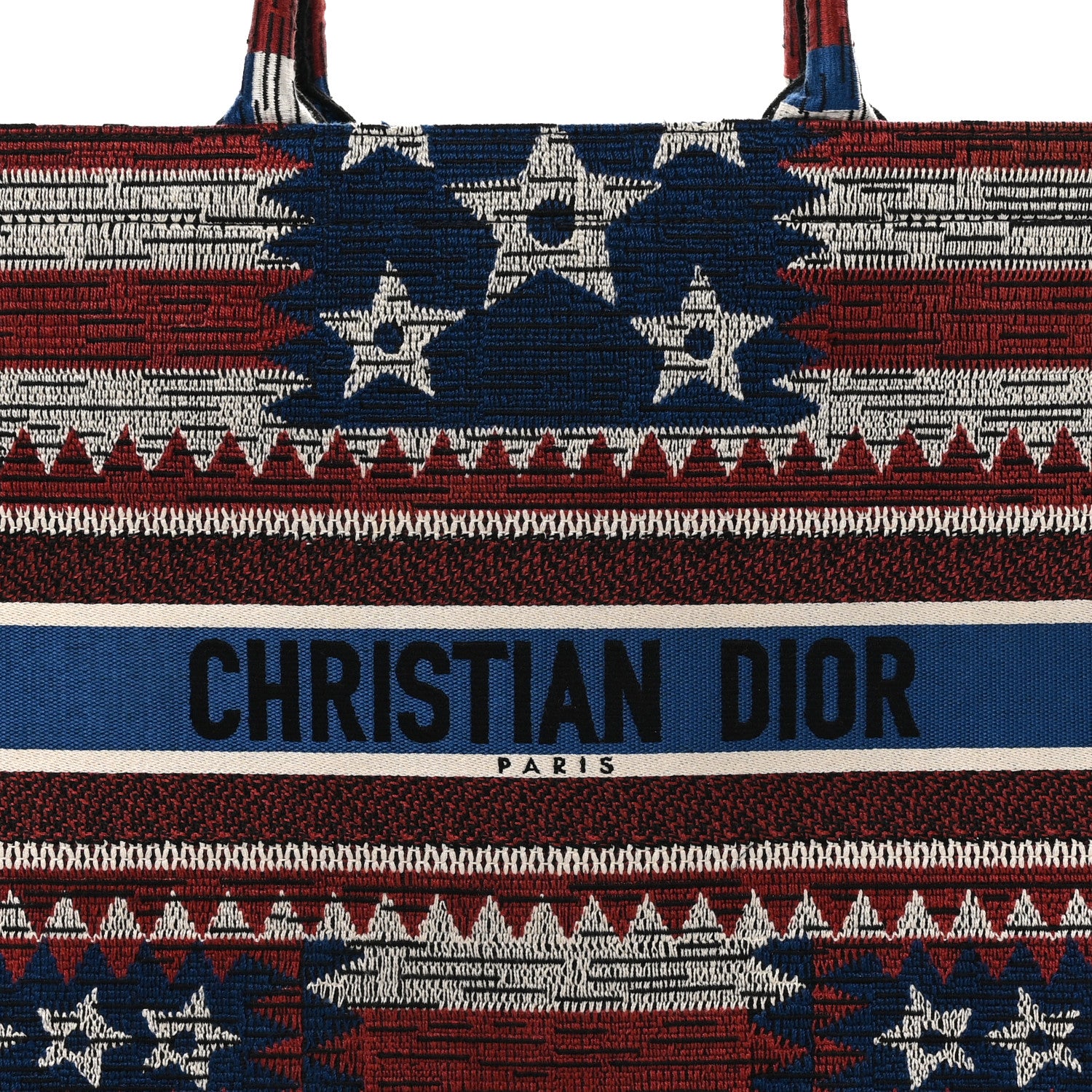Christian Dior Canvas Embroidered Exclusive US Book Tote Multicolor 8 of 11