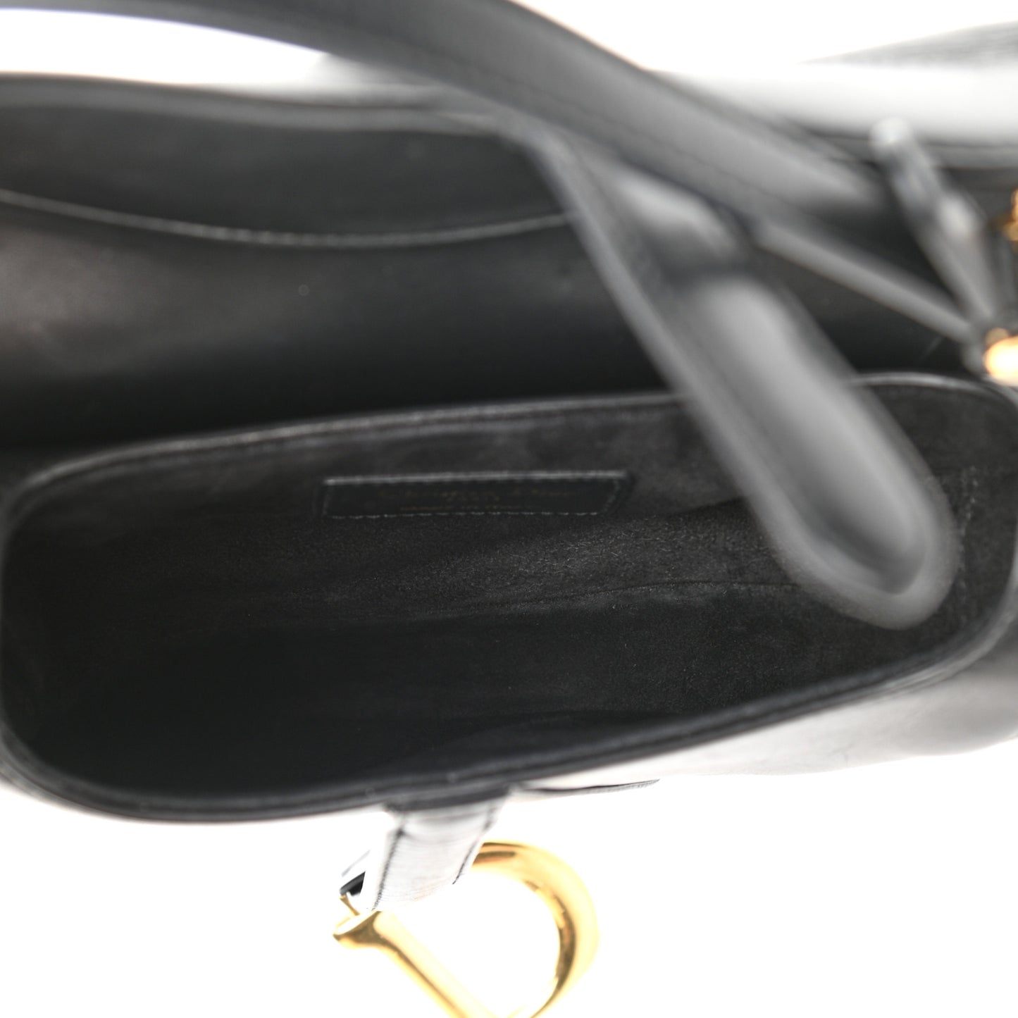 Calfskin Saddle Bag Black