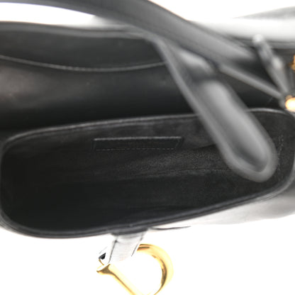 Christian Dior Calfskin Saddle Bag Black 4 of 7