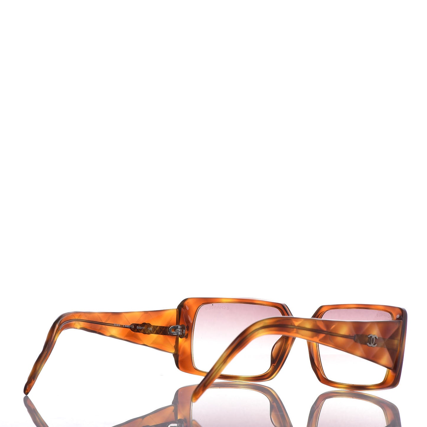 Quilted CC Sunglasses 5045 Tortoise