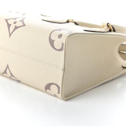 Louis Vuitton Empreinte Monogram Giant Onthego PM Creme Bois De Rose 7 of 10