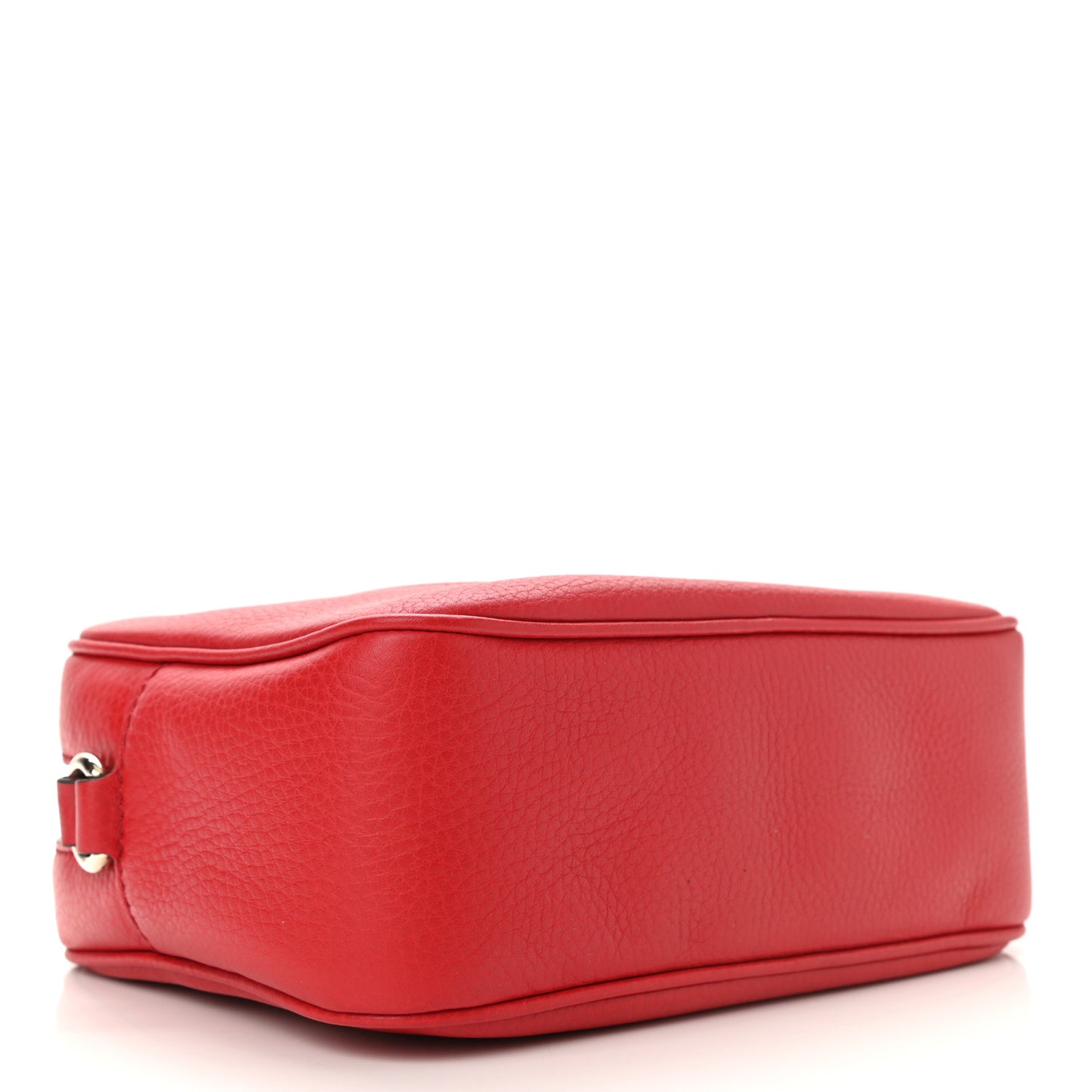 Pebbled Calfskin Small Soho Disco Bag Tabasco Red