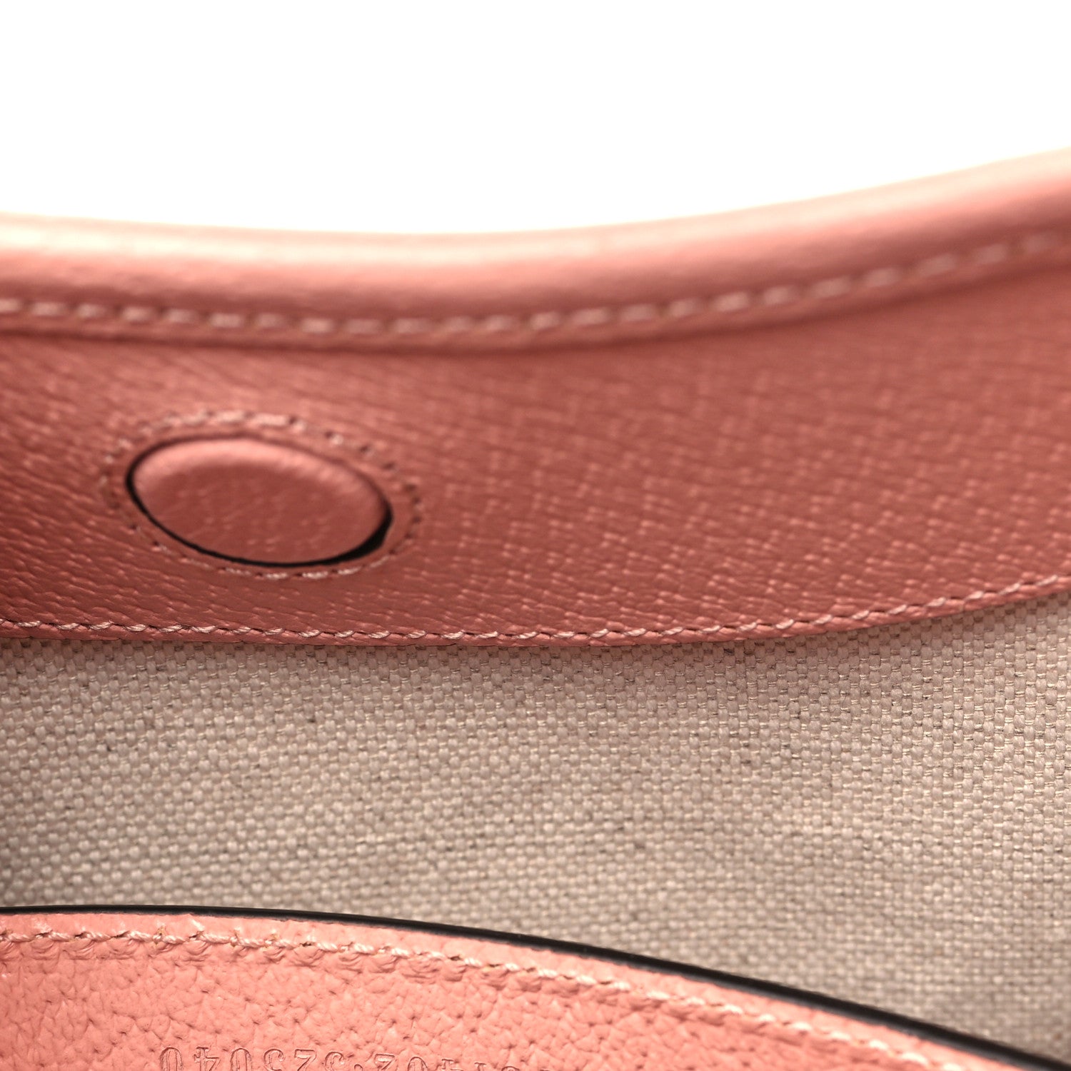 Gucci GG Supreme Monogram Textured Dollar Calfskin Web Small Ophidia Bucket Shoulder Bag Rose Pink 7 of 10