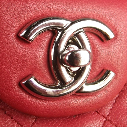 Chanel Washed Caviar Maxi Flap Fuchsia 7 of 10