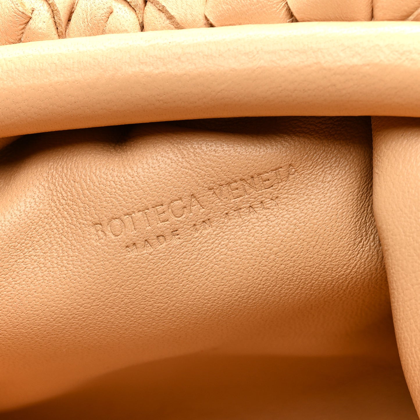 Nappa Intrecciato The Mini Pouch Almond