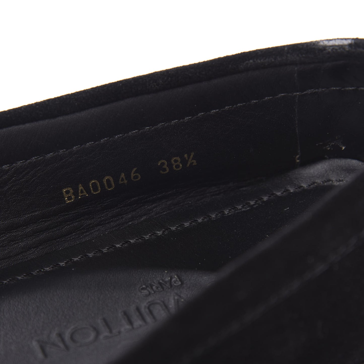 Suede Loafers 38.5 Black