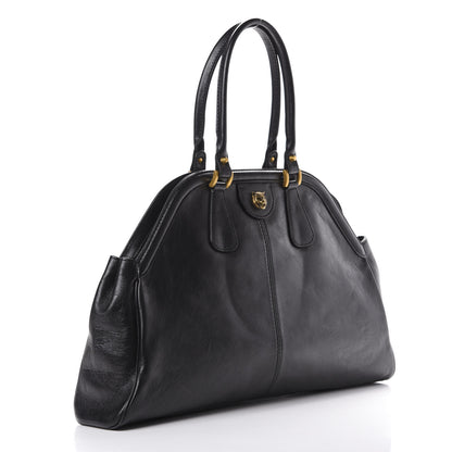 Gucci Calfskin Large Re(Belle) Top Handle Bag Black 2 of 11