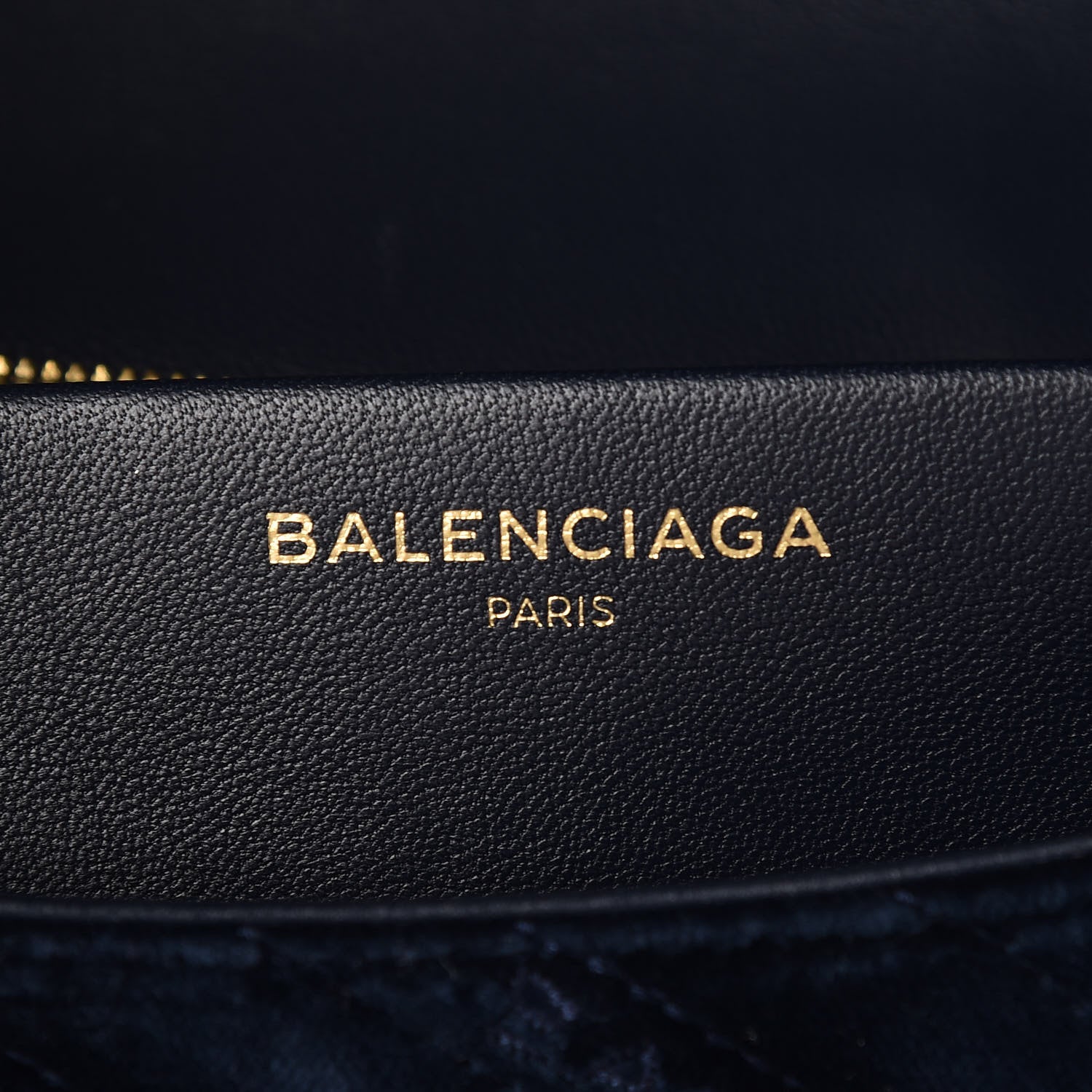 Balenciaga Velvet Logo Matelasse M BB Chain Shoulder Bag Navy 6 of 9