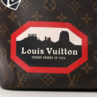 Louis Vuitton Monogram World Tour Neverfull MM 10 of 20