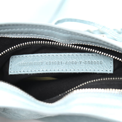 Balenciaga Agneau Classic Silver Hardware S City Bleu Gris 7 of 10
