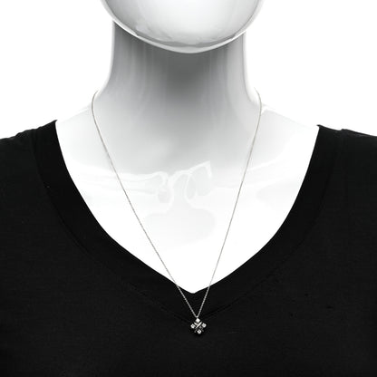 Tiffany Platinum Diamond Schlumberger Lynn Pendant Necklace 2 of 5