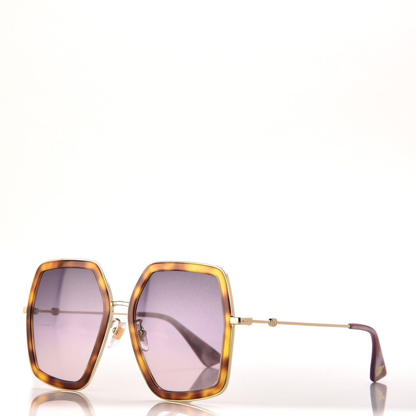 Square Frame GG0106S Sunglasses Tortoise