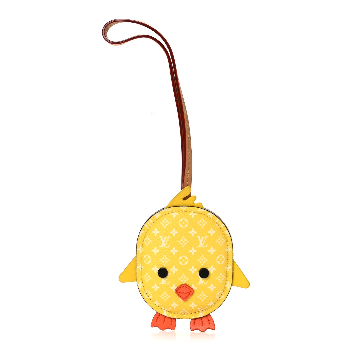 Monogram Pulcino Bag Charm Yellow