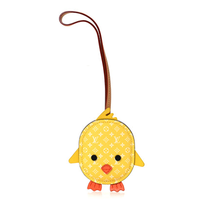 Louis Vuitton Monogram Pulcino Bag Charm Yellow 1 of 4