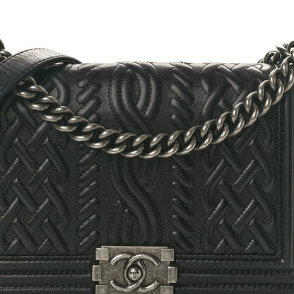 Chanel Lambskin Medium Celtic Boy Flap Black 8 of 11