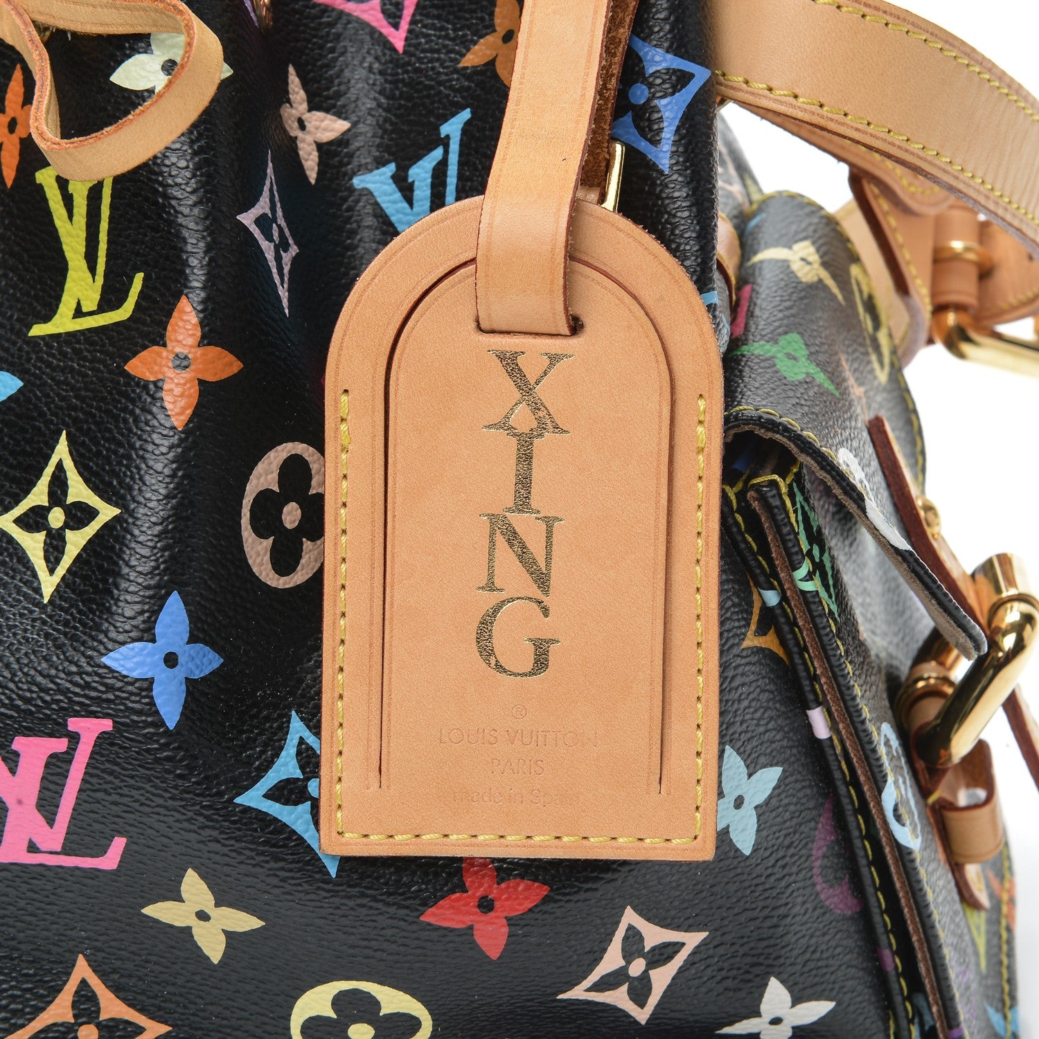 Louis Vuitton Monogram Multicolor Petit Noe Black 7 of 7