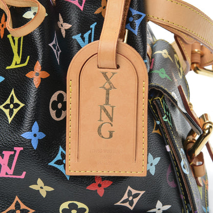 Louis Vuitton Monogram Multicolor Petit Noe Black 7 of 7