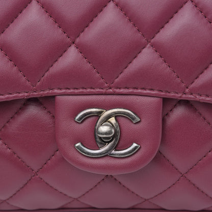 Chanel Lambskin Medium Grocery By Drawstring Shopping Bag Pink 11 of 11