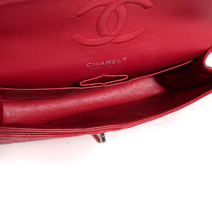 Chanel Lambskin Quilted Medium Double Flap Red 5 of 8