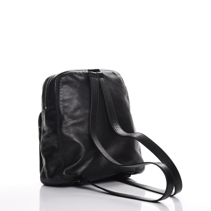 Chanel Lambskin CC Backpack Black 3 of 8