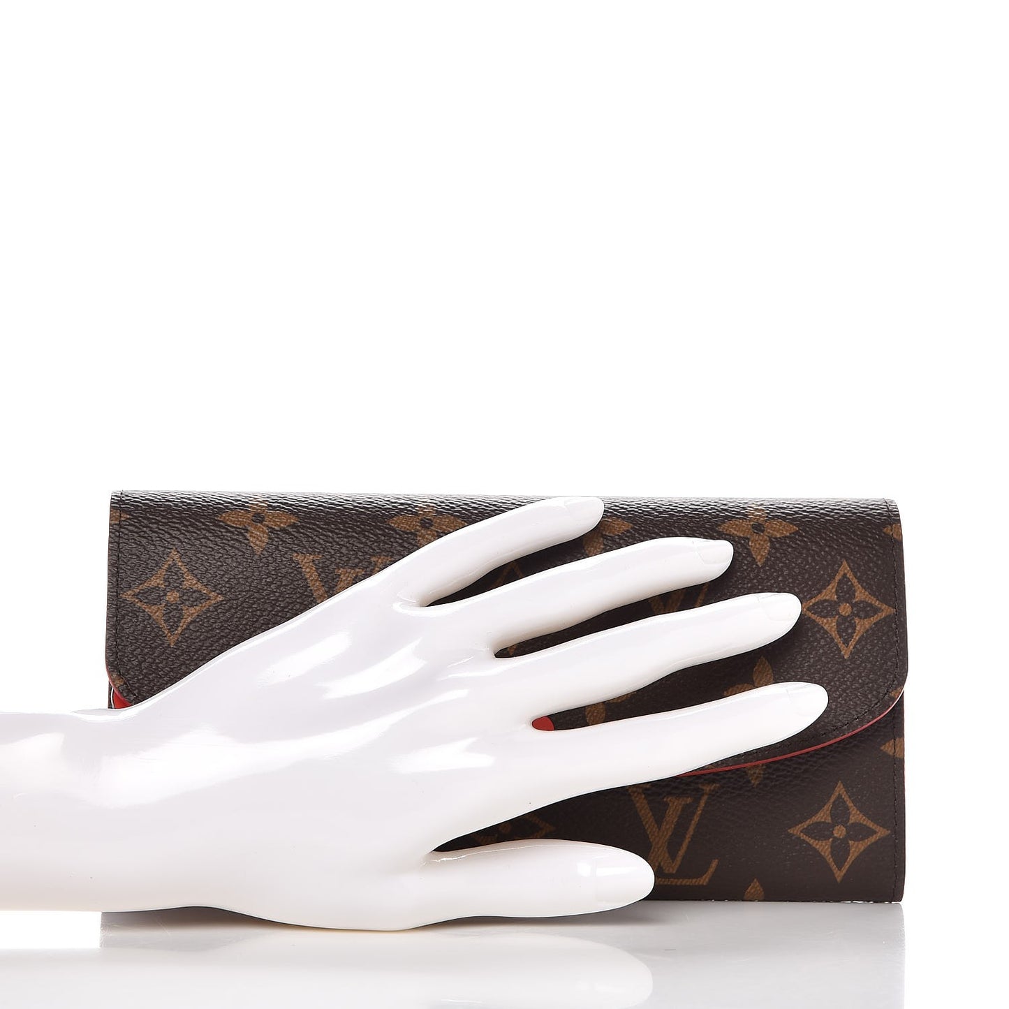 Monogram Bloom Flower Emilie Wallet Coquelicot