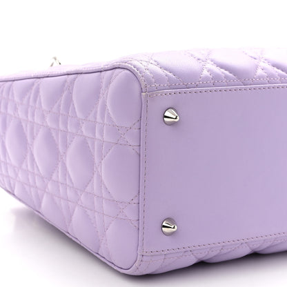 Christian Dior Lambskin Cannage Medium Lady Dior Purple 8 of 13