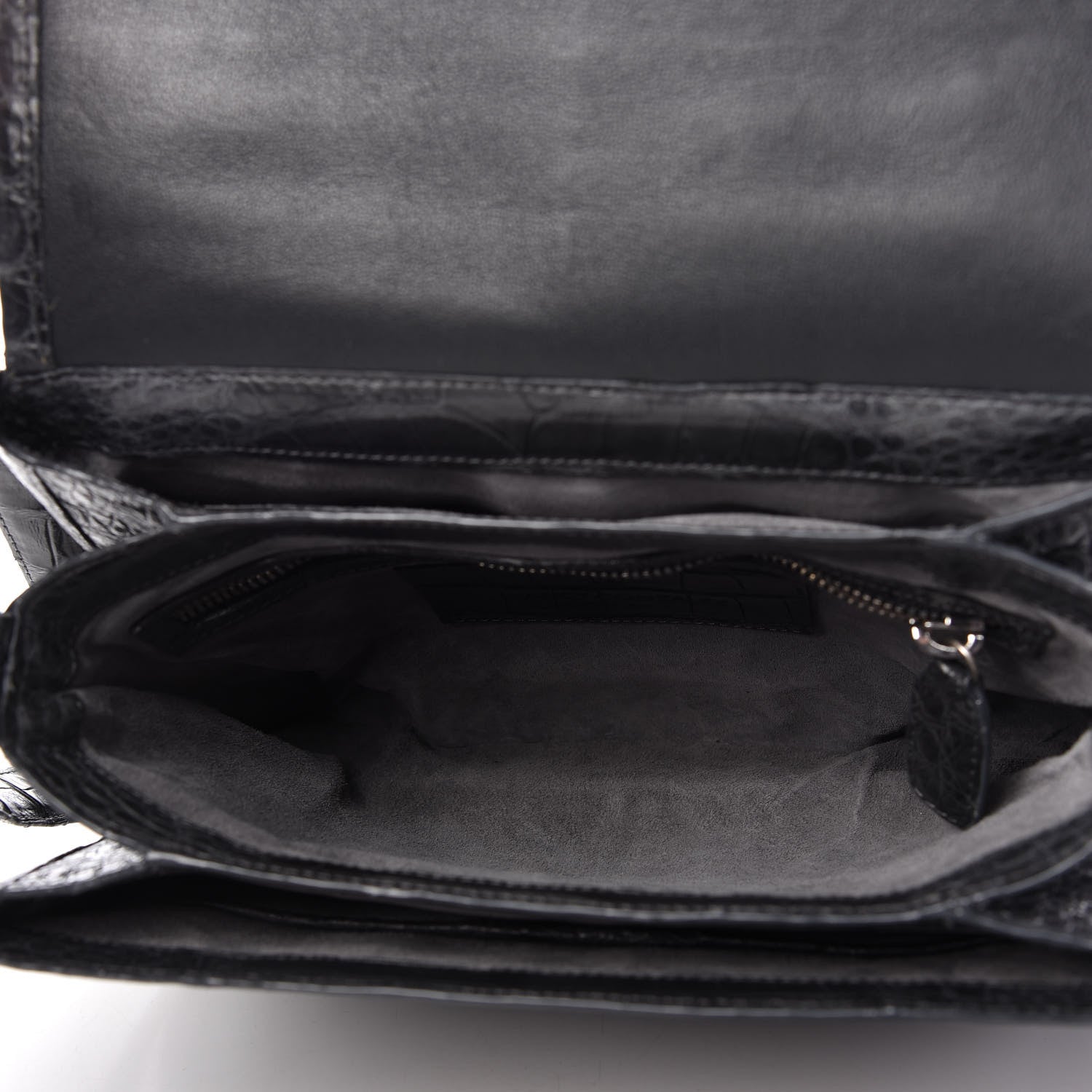 Nancy Gonzalez Crocodile Shoulder Bag Grey 5 of 15