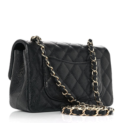Chanel Caviar Quilted Mini Rectangular Flap Black 3 of 12