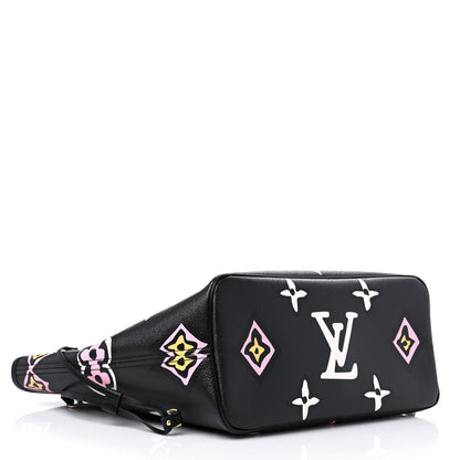 Louis Vuitton Monogram Giant Wild At Heart Neverfull MM Black 4 of 9