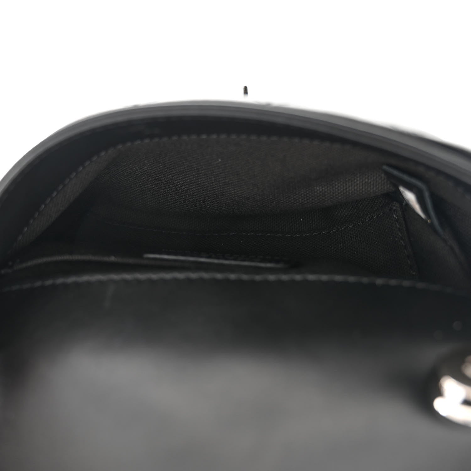 Chanel Calfskin Quilted CC Uniform Flap Belt Bag Black 5 of 11