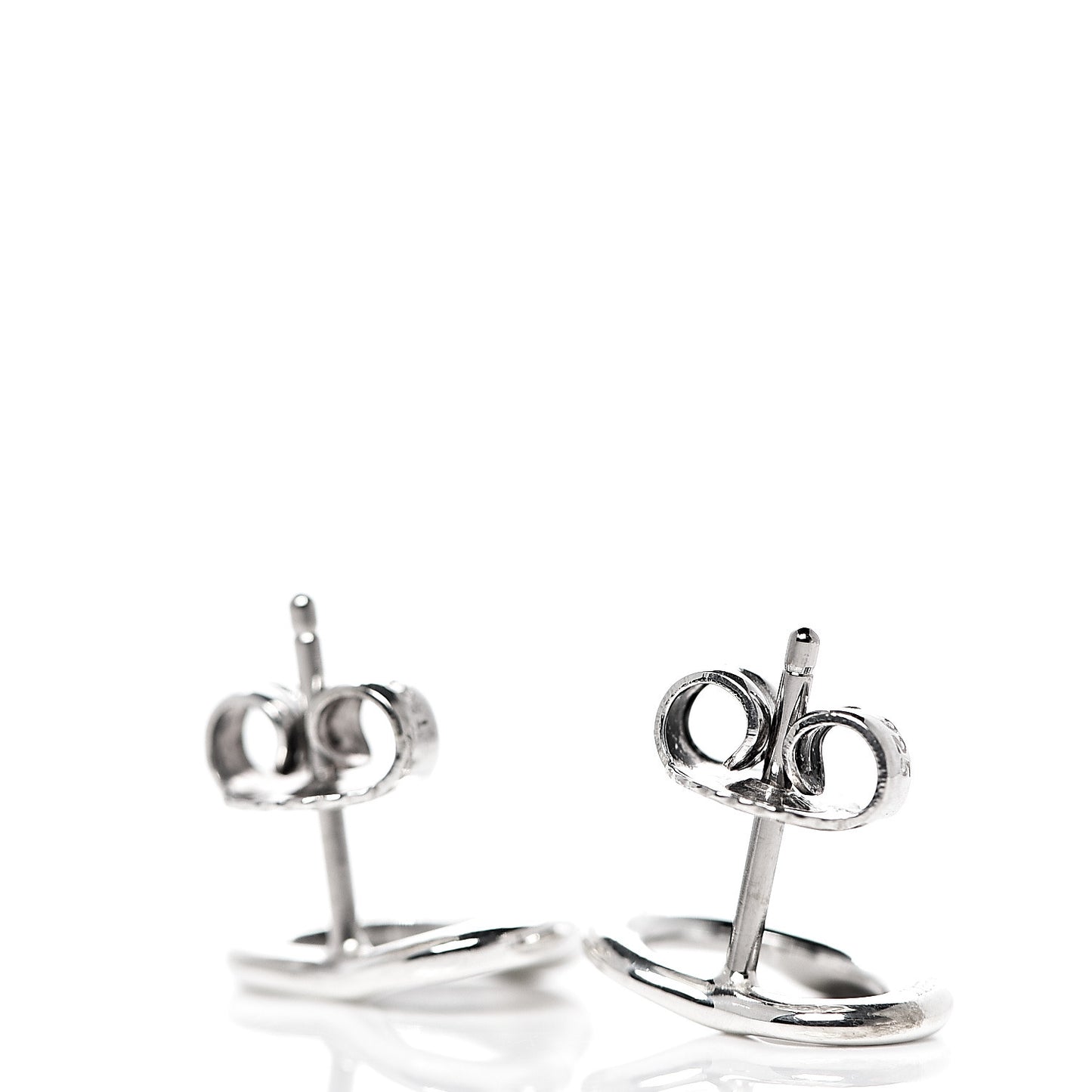 Sterling Silver 11mm Elsa Peretti Open Heart Earrings