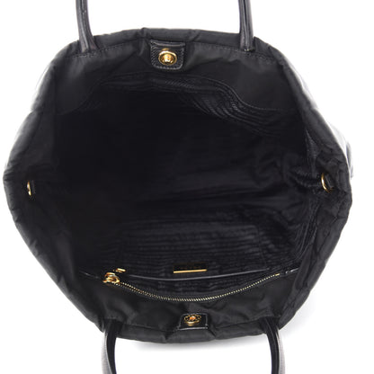 Prada Tessuto Nylon Tote Black 5 of 10