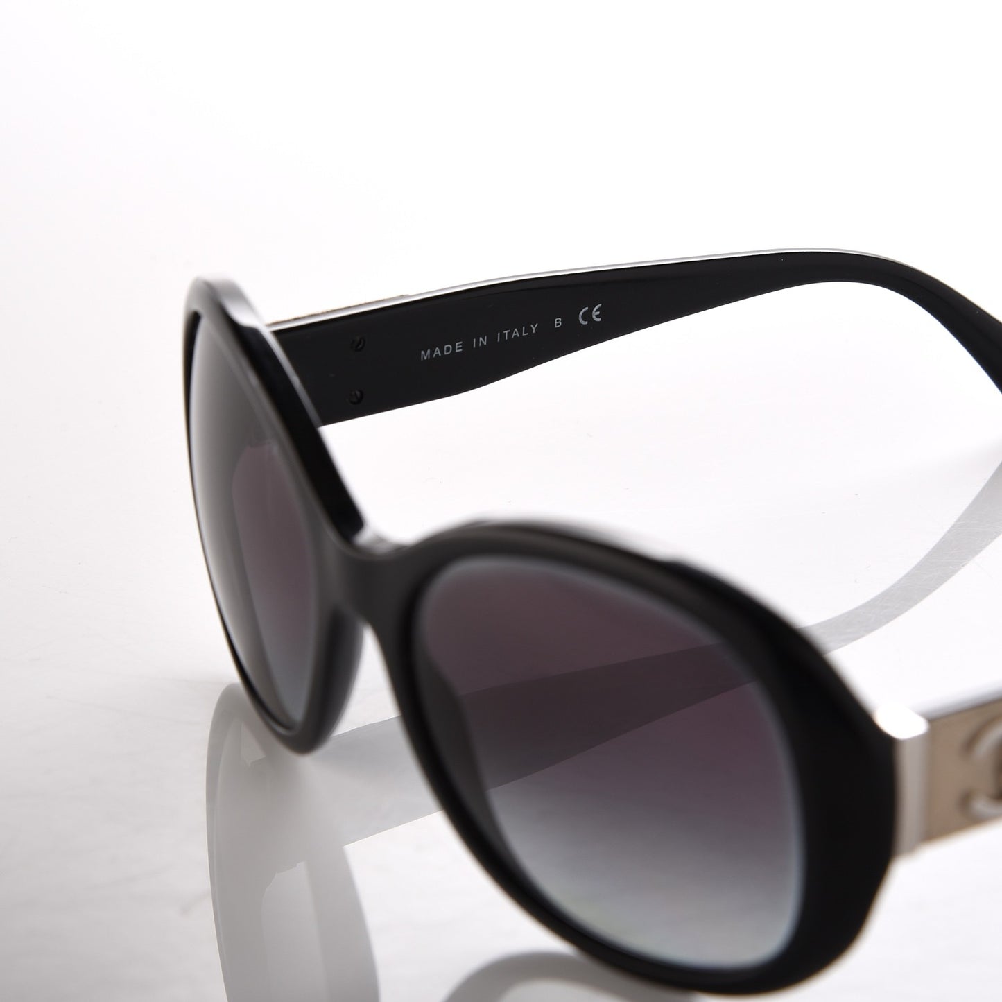Acetate CC Turnlock Sunglasses 5235-Q Black Beige