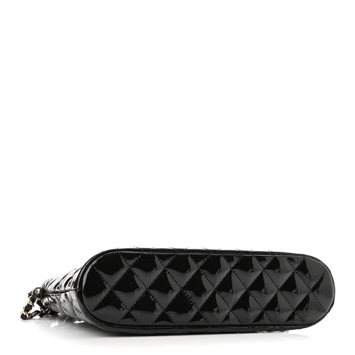 Chanel Patent Quilted Shiny Coco Small Shopping Bag Black 4 of 11
