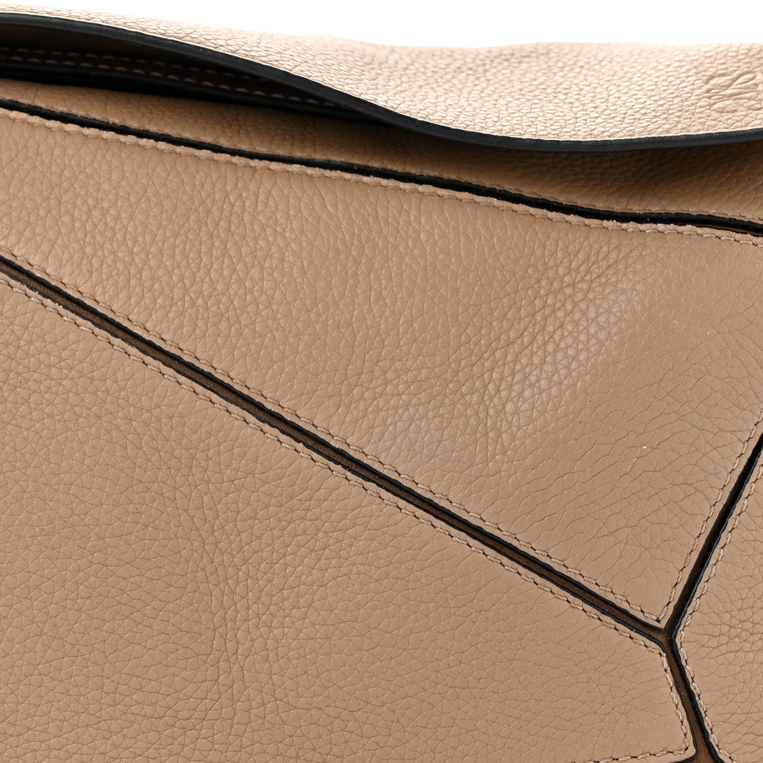 Loewe Grained Calfskin Small Puzzle Bag Sand Mink 7 of 10