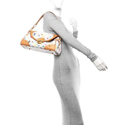 Louis Vuitton Monogram Multicolor Beverly MM White 2 of 15