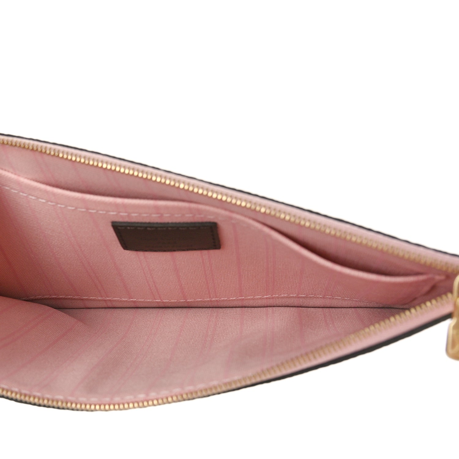 Louis Vuitton Damier Ebene Neverfull MM GM Pochette Rose Ballerine 5 of 8