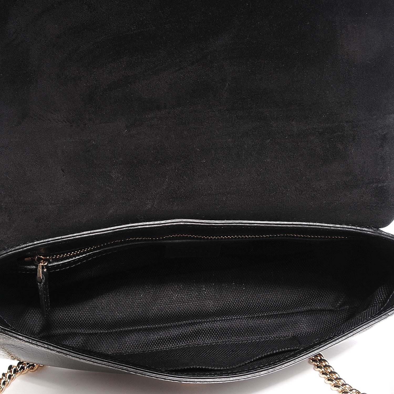 Gucci Patent Medium Soho Flap Crossbody Black 9 of 9