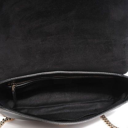 Gucci Patent Medium Soho Flap Crossbody Black 9 of 9