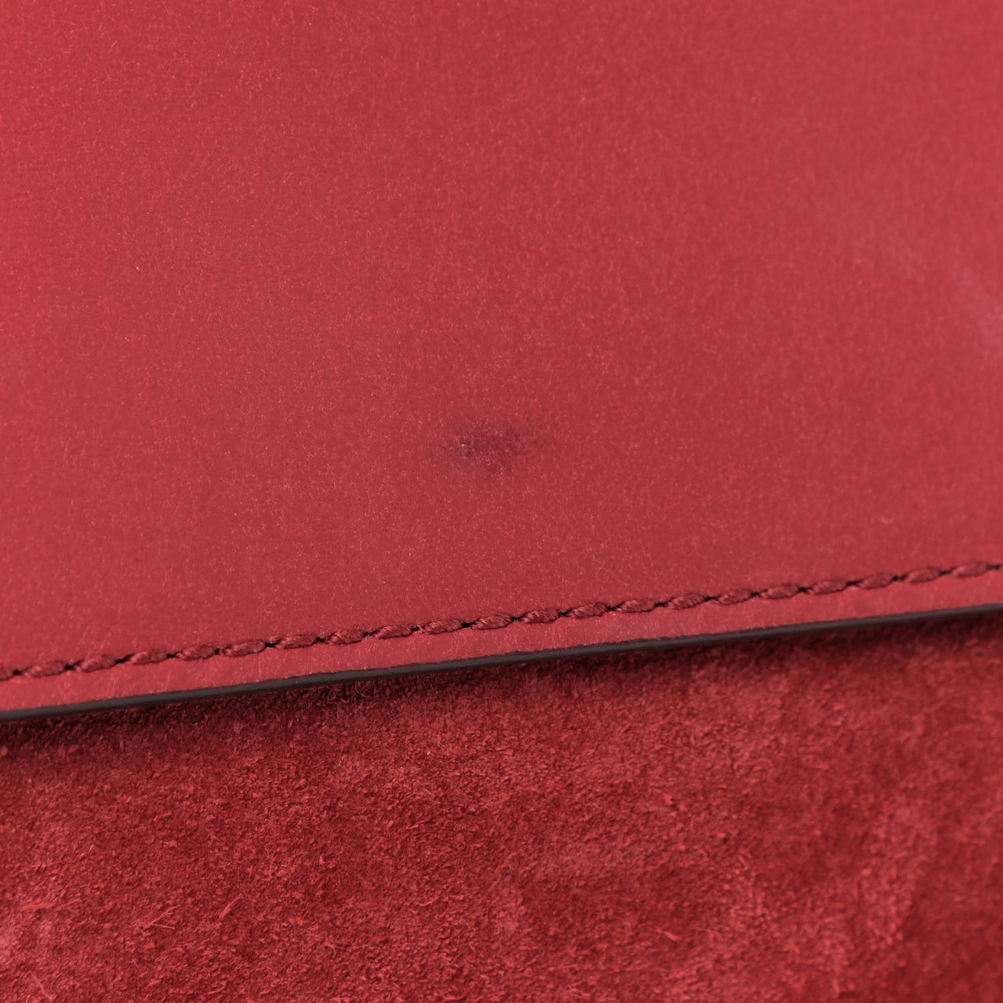 Suede Vitello Velvet Small Dionysus Shoulder Bag Vulcanic Red