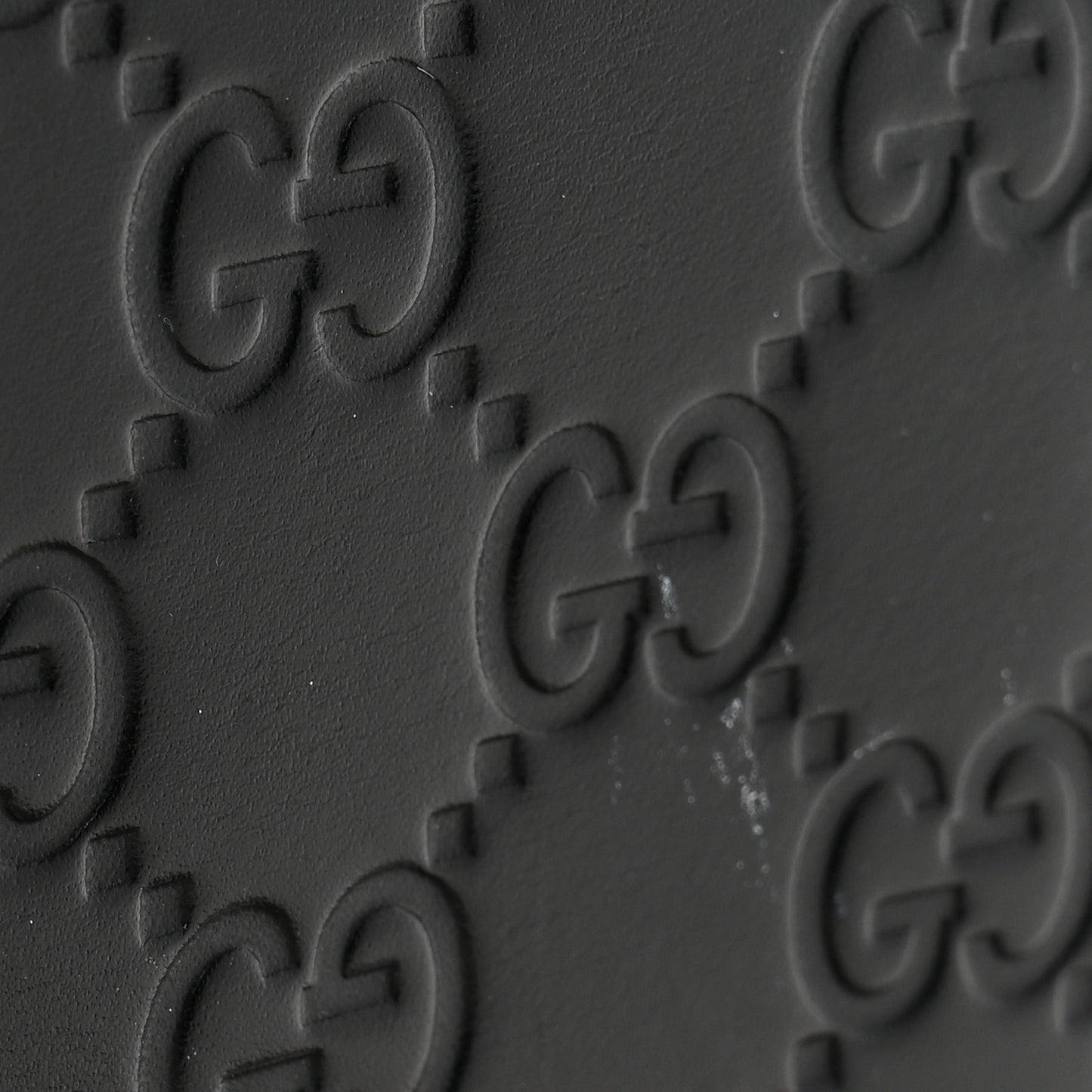 Guccissima Signature Bowy Chain Wallet Black