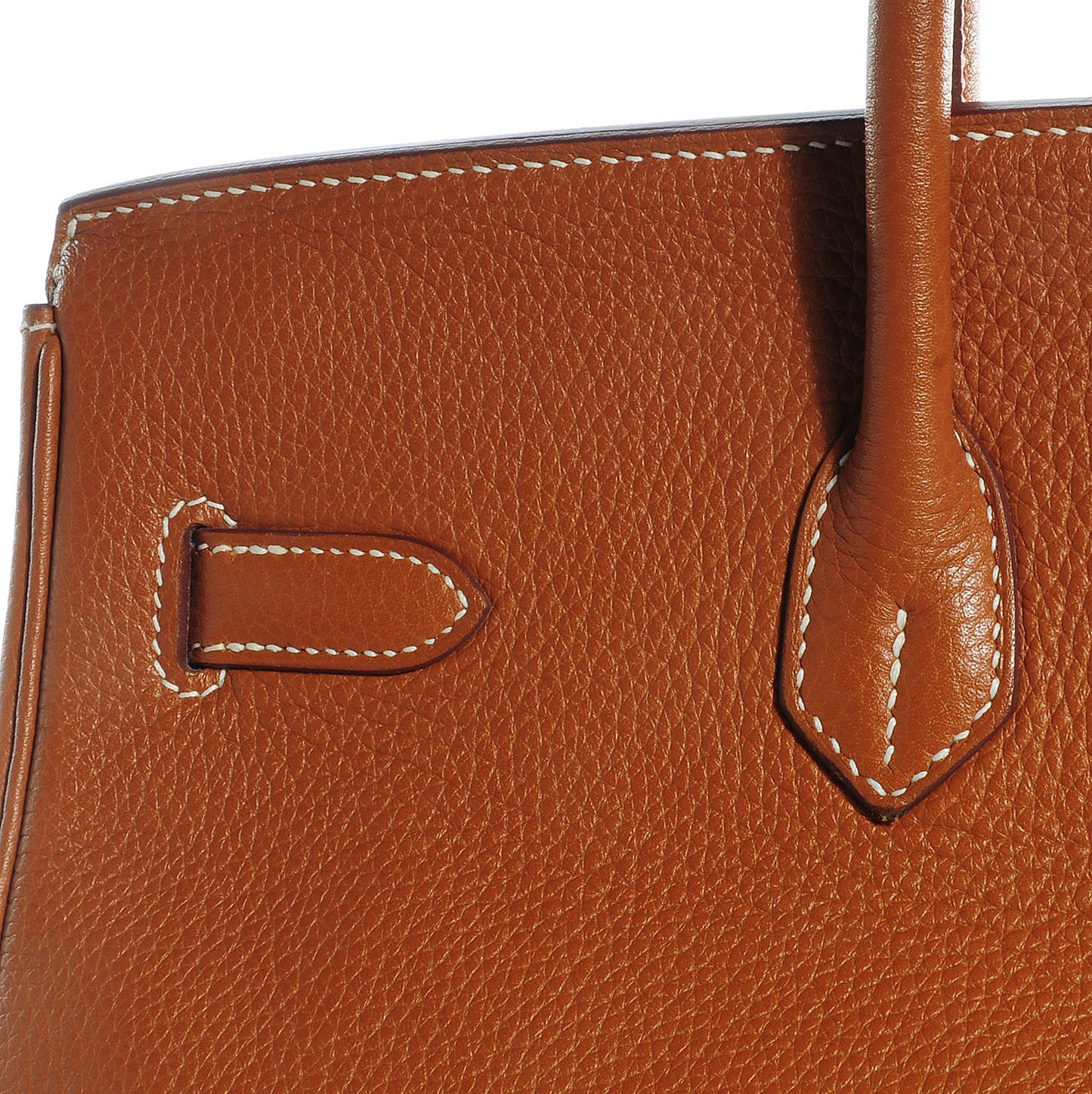 Taurillon Clemence Birkin 35 Gold