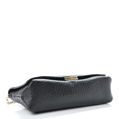 Burberry Signature Grain Medium Mildenhall Crossbody Bag Black 4 of 11