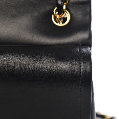 Chanel Lambskin Quilted Jumbo Double Flap Black 11 of 16