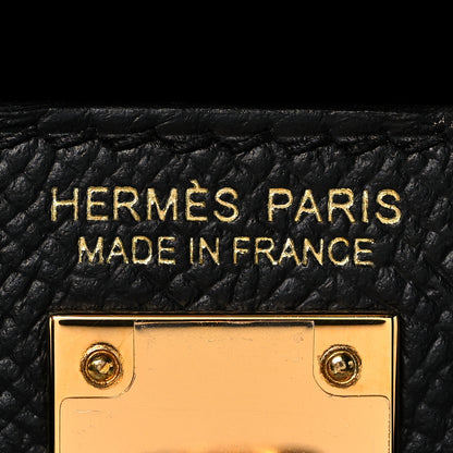 Hermes Epsom Mini Kelly Sellier 20 Black 21 of 32