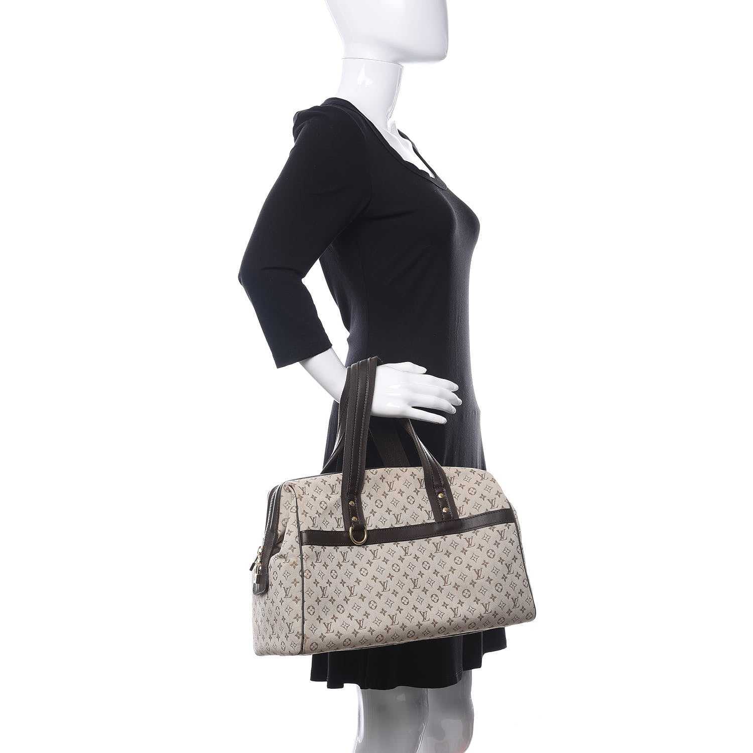 Louis Vuitton Mini Monogram Josephine GM Light Kaki 2 of 11